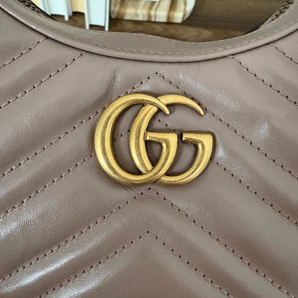 Gucci Maramont Shoulder Bag with Gold Accents - Picture 9 of 13